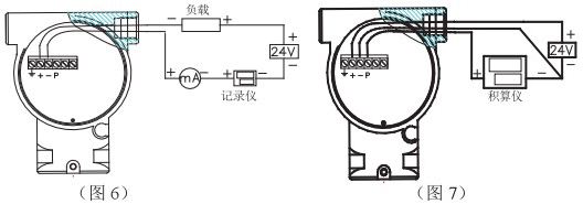 防爆型天然氣流量計接線圖